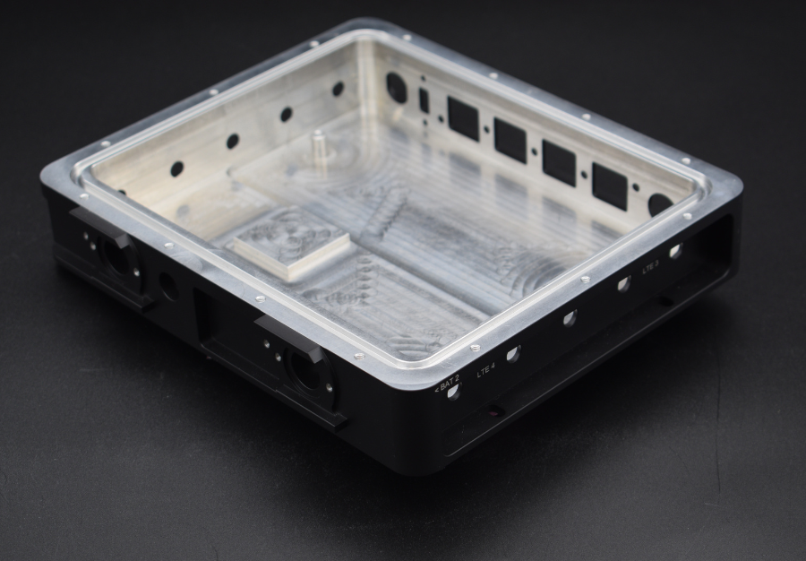 Cerakorte coated aluminium 6082 T6 enclosure